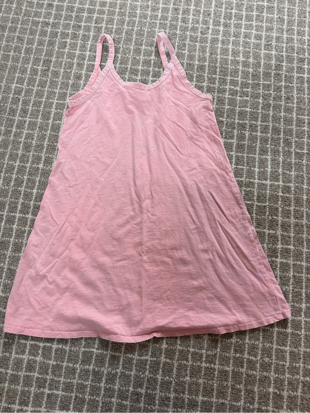 Universal Thread Light Pink Cotton Sleep Slip with Thin Straps